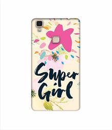 Amazon Brand - Solimo Designer Super Girl 3D Printed Hard Back Case Mobile Cover for Vivo V3 Max