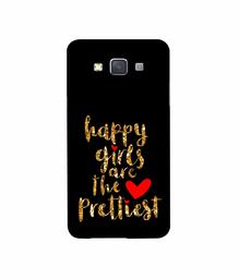 Amazon Brand - Solimo Designer Happy Girls are The Prettiest 3D Printed Hard Back Case Mobile Cover for Samsung Galaxy A5