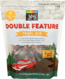 365 Everyday Value, Double Feature Trail Mix, 1.5 oz, 10 ct