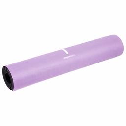 AmazonBasics Rubber & Suede Yoga Mat - Purple, 0.16-Inch