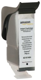 AmazonBasics RM-AZ-6193-00 - Cartucho de tinta (equivalente a Canon PGI-5), color negro, recargable