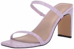 The Drop Women's Avery Heeled Sandal, Grey, 5.5 B US