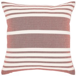 Amazon Brand – Stone & Beam Casual Striped Decorative Throw Pillow, 17