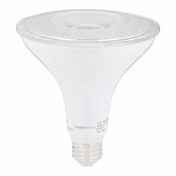 AmazonBasics 90 W equivalente, luz blanca cálida, regulable, 10.000 horas de vida útil, PAR38 foco de luz LED | 6 unidades (redondo)