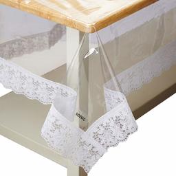 Amazon Brand - Solimo PVC Transparent Dining Table Cover, White