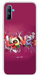 Amazon Brand - Solimo Designer Multicolor Love Printed Soft Back Case Mobile Cover for Realme C3