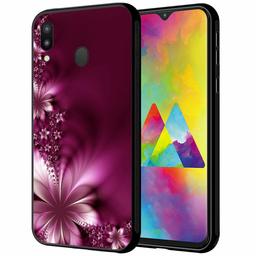 Amazon Brand - Solimo Designer Floral Printed Hard Back Case Mobile Cover for Samsung Galaxy M20 (D1159)