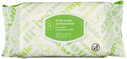 Amazon Elements Baby Wipes, Fresh, 80 Count, Flip-Top Packs