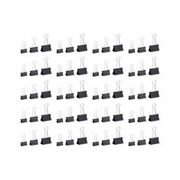 AmazonBasics Assorted Binder Clips 60 Pack