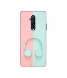 Amazon Brand - Solimo Designer Head Phone 3D Printed Hard Back Case Mobile Cover for OnePlus 7T Pro