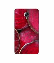 Amazon Brand - Solimo Designer Red Texture 3D Printed Hard Back Case Mobile Cover for OnePlus 3 / OnePlus 3T