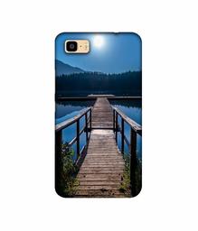 Amazon Brand - Solimo Designer Wooden Beach 3D Printed Hard Back Case Mobile Cover for Asus Zenfone 3S Max