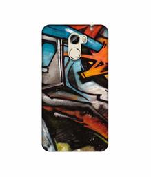 Amazon Brand - Solimo Designer Painting Texture 3D Printed Hard Back Case Mobile Cover for Gionee X1