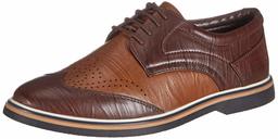 Amazon Brand - Symbol Men's Brown/Tan Formal Shoes-11 UK (45 EU) (12 US) (AZ-SY-419)