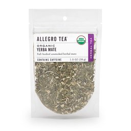 Allegro Tea, Tea Yerba Mate Organic, 1 Ounce