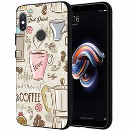 Amazon Brand - Solimo Designer Love Coffee Printed Hard Back Case Mobile Cover for Redmi Note 5 Pro (D1200)