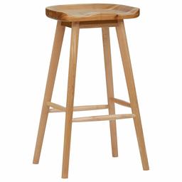 Amazon Brand – Rivet Modern Wood Kitchen Counter Barstool, 29.5