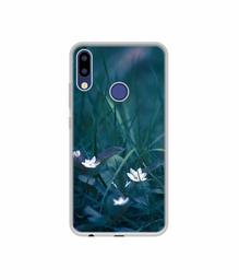 Amazon Brand - Solimo Designer White Flower UV Printed Soft Back Case Mobile Cover for Tecno Camon I Air 2 Plus