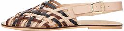 Amazon Brand - find. Women's Woven Leather, Multi, US 7.5