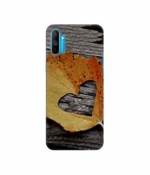 Amazon Brand - Solimo Designer Leaf with Heart Cut 3D Printed Hard Back Case Mobile Cover for Realme C3