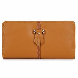 Nia & Nicole Women's Wallet (Mustard, Rust)