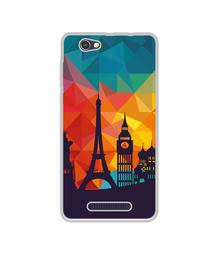 Amazon Brand - Solimo Designer Colored Paris UV Printed Soft Back Case Mobile Cover for Lava A72