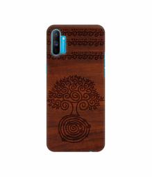 Amazon Brand - Solimo Designer Engraved Patten 3D Printed Hard Back Case Mobile Cover for Realme C3