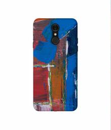 Amazon Brand - Solimo Designer Color Blog On Canvas 3D Printed Hard Back Case Mobile Cover for LG Q7