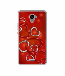 Amazon Brand - Solimo Designer Hearts UV Printed Soft Back Case Mobile Cover for Panasonic Eluga Ray X