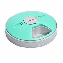 AmazonBasics Electronic Timed Pet Feeder, Teal