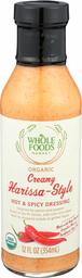 WHOLE FOODS MARKET Creamy Harissa Dressing, 12 FZ