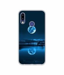 Amazon Brand - Solimo Designer Moon Pattern Print UV Printed Soft Back Case Mobile Cover for Tecno Camon i2