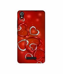 Amazon Brand - Solimo Designer Hearts UV Printed Soft Back Case Mobile Cover for Gionee Pioneer P5W