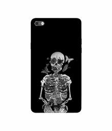 Amazon Brand - Solimo Designer Skeletan 3D Printed Hard Back Case Mobile Cover for Micromax Canvas Sliver 5 Q450