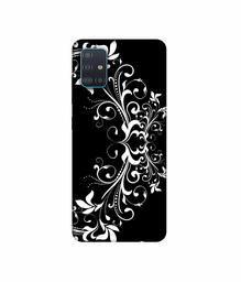 Amazon Brand - Solimo Designer Flower Art Pattern 3D Printed Hard Back Case Mobile Cover for Samsung Galaxy A51