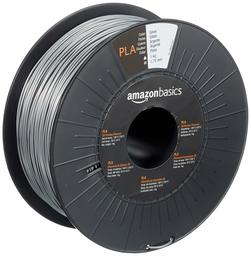 AmazonBasics PLA 3D-skrivarfilament, 1 kg spole, 1.75mm, SILVER