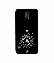 Amazon Brand - Solimo Designer Sun 3D Printed Hard Back Case Mobile Cover for Samsung Galaxy S5 i9600