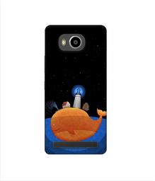 Amazon Brand - Solimo Designer Whale 3D Printed Hard Back Case Mobile Cover for Lenovo A7700