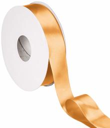 AmazonBasics Satin Ribbon, 100 m, Yellow Gold