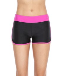 Eono Essentials Women’s Colour Block Swim Shorts / Boy Shorts / Beach Bottoms