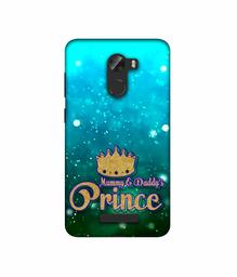 Amazon Brand - Solimo Designer Mummy & Daddy's Prince 3D Printed Hard Back Case Mobile Cover for Gionee A1 Lite