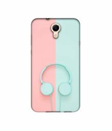 Amazon Brand - Solimo Designer Head Phone UV Printed Soft Back Case Mobile Cover for Micromax Bharat 3 Q437