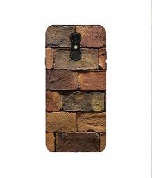 Amazon Brand - Solimo Designer Burn Bricks 3D Printed Hard Back Case Mobile Cover for LG Q7