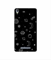 Amazon Brand - Solimo Designer Solar System 3D Printed Hard Back Case Mobile Cover for Micromax Canvas Juice 3Plus Q394