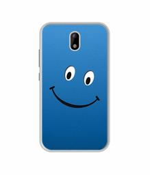 Amazon Brand - Solimo Designer Happy UV Printed Soft Back Case Mobile Cover for Itel A23