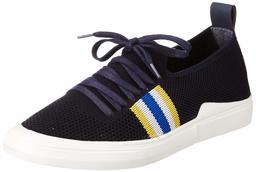 Amazon Brand - House & Shields Men's Navy Textile Sneakers-7 UK (41 EU) (8 US) (AZ-HS-018)