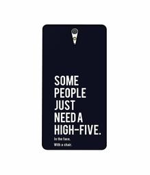 Amazon Brand - Solimo Designer High-Five 3D Printed Hard Back Case Mobile Cover for Sony Xperia C5 Ultra Dual