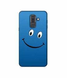 Amazon Brand - Solimo Designer Happy 3D Printed Hard Back Case Mobile Cover for Samsung Galaxy J8