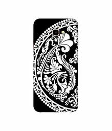 Amazon Brand - Solimo Designer Half Circle Rangoli 3D Printed Hard Back Case Mobile Cover for Samsung Galaxy J4 Plus