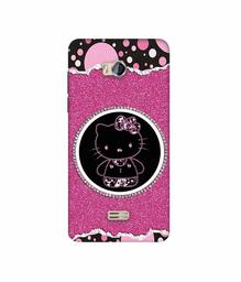 Amazon Brand - Solimo Designer Kitty with Glitter 3D Printed Hard Back Case Mobile Cover for Micromax Bolt Q336